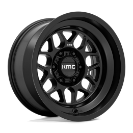 Jantă de Aluminiu, KMC KM725 TERRA, 17x9.0, ET -38, 6x139.7, 106.1, Negru - EDK.ro