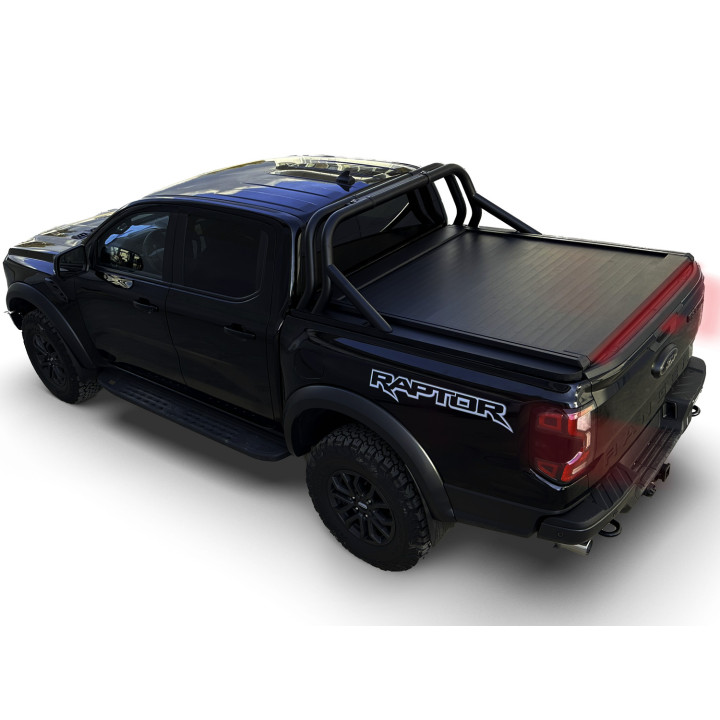 Manual Roll Top Tonneau Bed Cover, Tessera 4x4 SE+, Ford Ranger Limited PHEV Double Cab 2023 - Present - EDK.ro