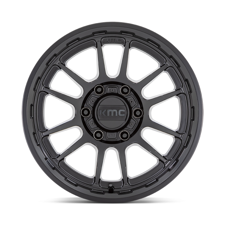 Jantă de Aluminiu, KMC KM727 WRATH, 20x9.0, ET 0, 6x139.7, 106.1, Negru - EDK.ro