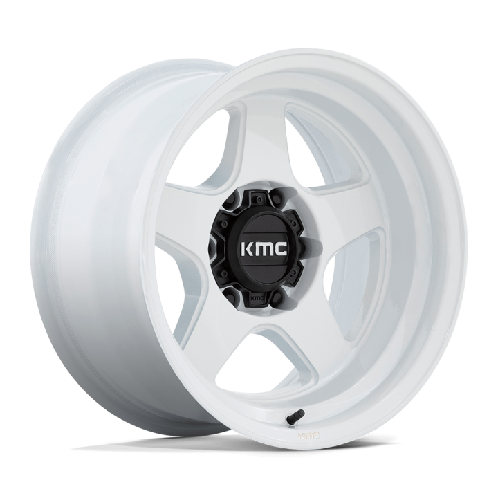 Jantă de Aluminiu, KMC KM728 LOBO, 17x9.0, ET -38, 6x139.7, 106.1, Alb - EDK.ro
