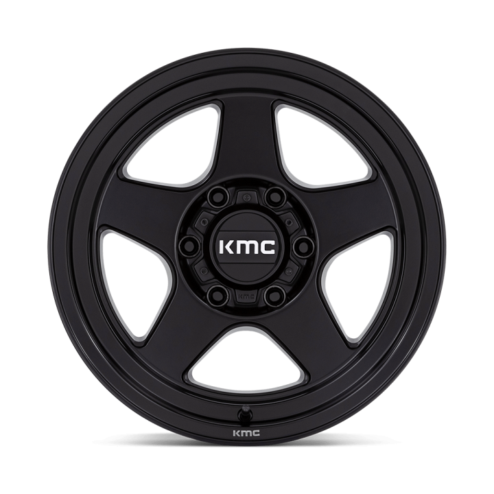 Alloy Wheel, KMC KM728 LOBO, 17x8.5, ET -10, 6x139.7, 106.1, Black - EDK.ro