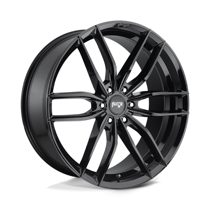 Alloy Wheel, Niche Road Wheels M209 VOSSO, 22x9.5, ET 30, 6x139.7, 78.1, Black - EDK.ro