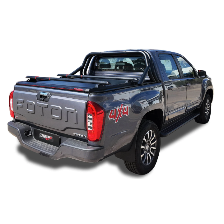 Manual Roll Top Tonneau Bed Cover, Tessera 4x4 SE+, Foton Tunland G7 2019 - Present - EDK.ro