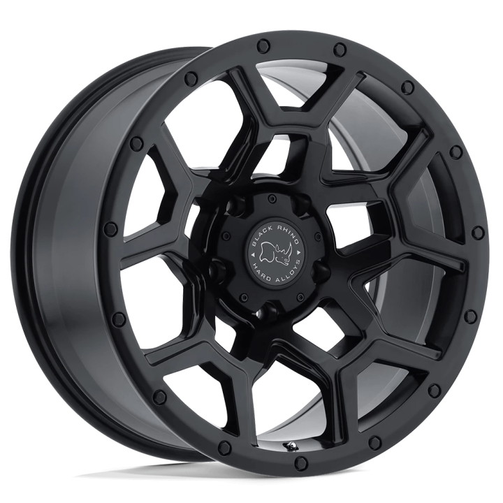 Alloy Wheel, Black Rhino OVERLAND, 17x9.5, ET 6, 6x139.7, 112.1, Black - EDK.ro