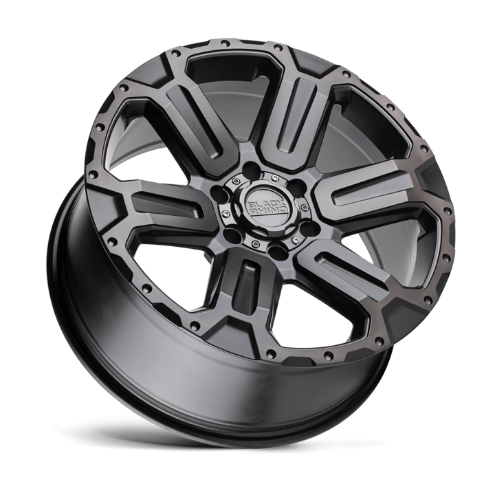 Jantă de Aluminiu, Black Rhino WANAKA, 18x9.0, ET 12, 6x139.7, 112.1, Gri Metalizat - EDK.ro