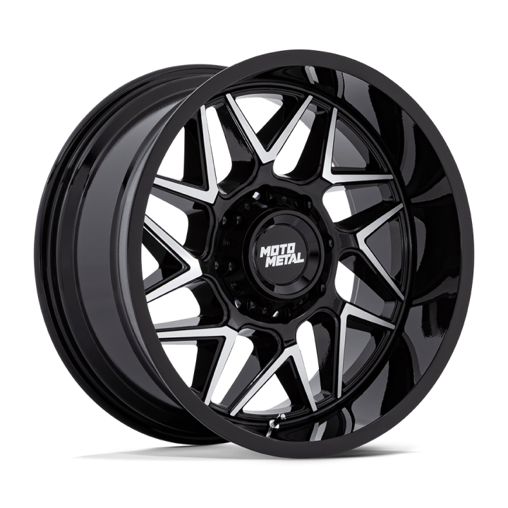 Jantă de Aluminiu, MOTO Metal MO812 TURBINE, 20x9.0, ET 20, 6x139.7, 106.1, Negru - EDK.ro