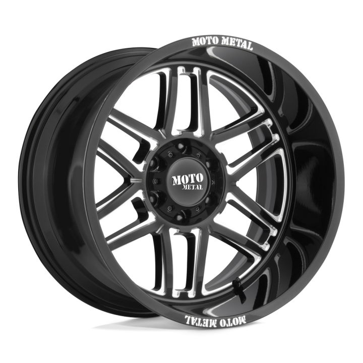 Jantă de Aluminiu, MOTO Metal MO992 FOLSOM, 20x9.0, ET 18, 6x139.7, 106.1, Negru - EDK.ro