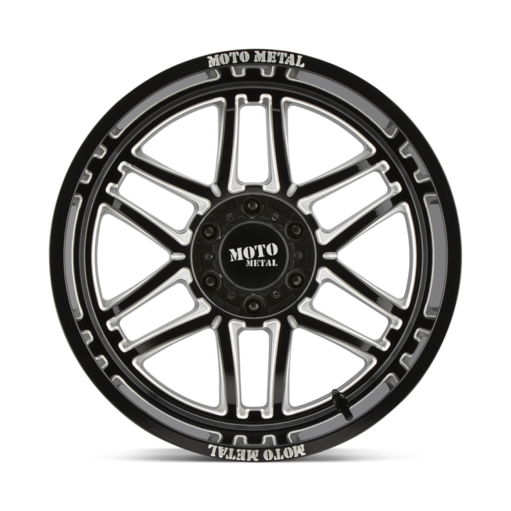 Jantă de Aluminiu, MOTO Metal MO992 FOLSOM, 20x10.0, ET -18, 6x139.7, 106.1, Negru - EDK.ro