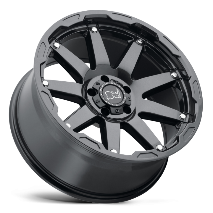 Alloy Wheel, Black Rhino OCEANO, 20x9.5, ET 12, 6x139.7, 112.1, Black - EDK.ro