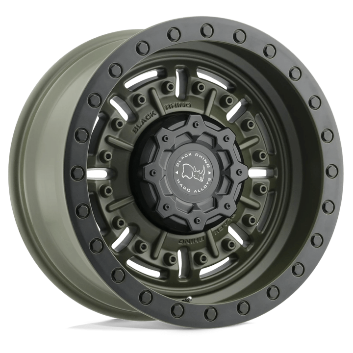Alloy Wheel, Black Rhino ABRAMS, 17x8.5, ET 0, 6x139.7, 112.1, Green - EDK.ro