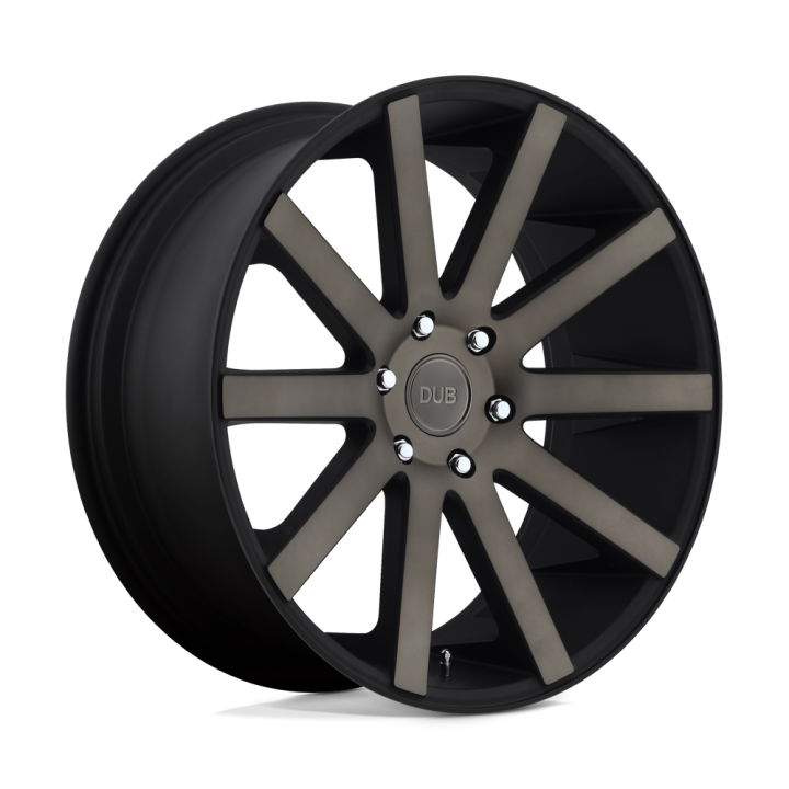 Jantă de Aluminiu, DUB S121 SHOT CALLA, 24x10.0, ET 20, 6x139.7, 106.1, Negru - EDK.ro