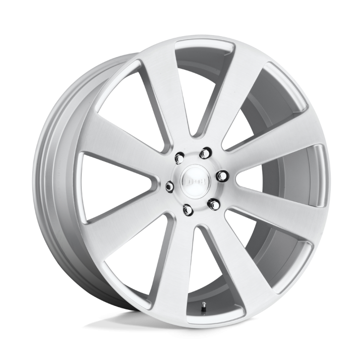 Jantă de Aluminiu, DUB S213 8-BALL, 22x9.5, ET 20, 6x139.7, 78.1, Argintiu - EDK.ro