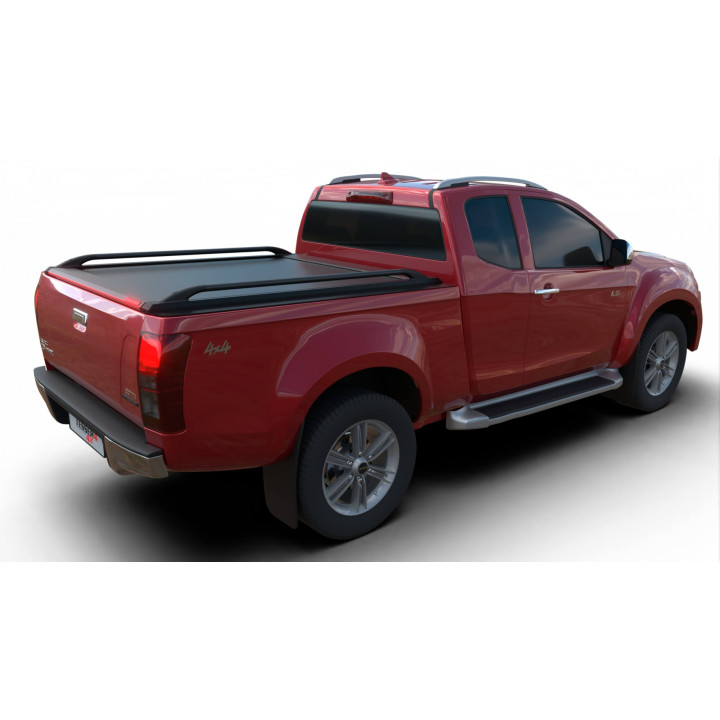 Manual Roll Top Tonneau Bed Cover, Tessera 4x4 SE+, Isuzu D-Max Extra Cab 2012 - 2020 - EDK.ro