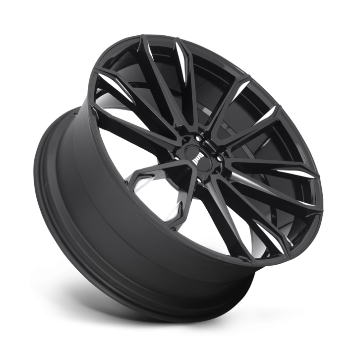 Jantă de Aluminiu, DUB S252 CLOUT, 24x10.0, ET 30, 6x139.7, 106.1, Negru - EDK.ro