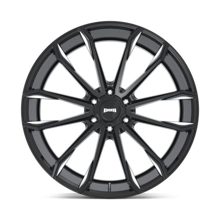 Jantă de Aluminiu, DUB S252 CLOUT, 24x10.0, ET 30, 6x139.7, 106.1, Negru - EDK.ro