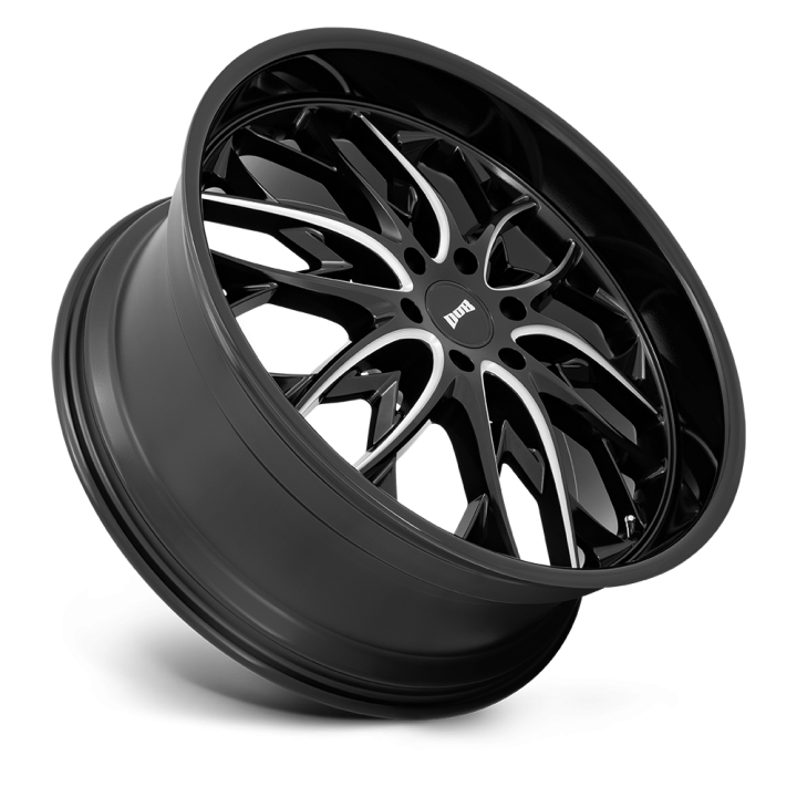 Jantă de Aluminiu, DUB S263 OG, 22x9.5, ET 25, 6x139.7, 106.1, Negru - EDK.ro