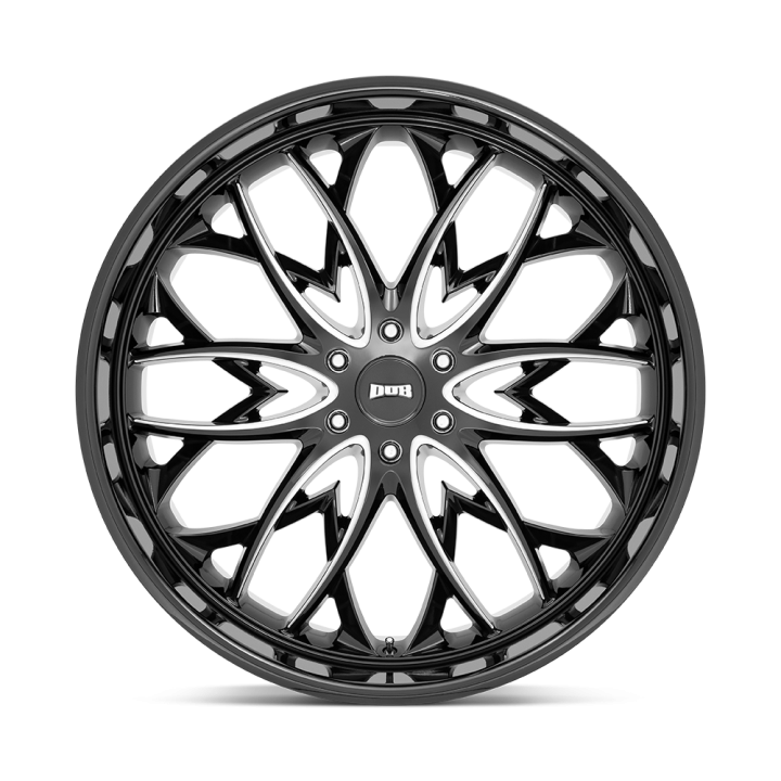 Jantă de Aluminiu, DUB S263 OG, 26x10.0, ET 25, 6x139.7, 106.1, Negru - EDK.ro