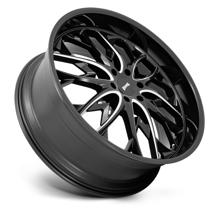 Jantă de Aluminiu, DUB S263 OG, 26x10.0, ET 25, 6x139.7, 106.1, Negru - EDK.ro