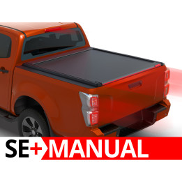 Manual Roll Top Tonneau Bed Cover, Tessera 4x4 SE+, Isuzu D-Max Double Cab 2021 - Present - EDK.ro