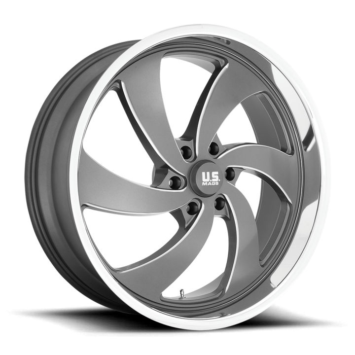Jantă de Aluminiu, US Mags U133 DESPERADO, 24x10.0, ET 25, 6x139.7, 78.1, Antracit - EDK.ro