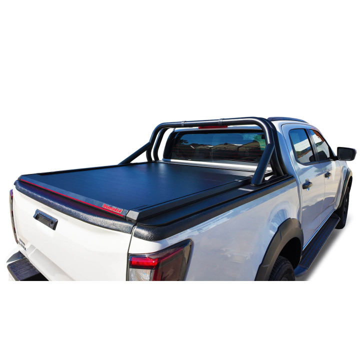 Manual Roll Top Tonneau Bed Cover, Tessera 4x4 SE+, Isuzu D-Max Double Cab 2021 - Present - EDK.ro