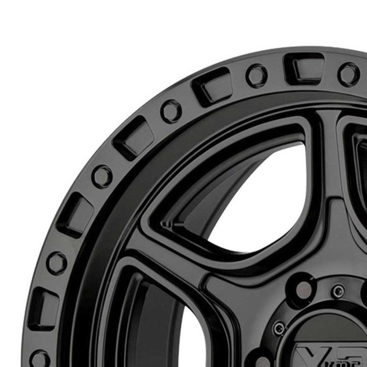 Jantă de Aluminiu, XD Series XD139 Portal, 17x8.5, ET 18, 6x139.7, 106.25, Negru - EDK.ro