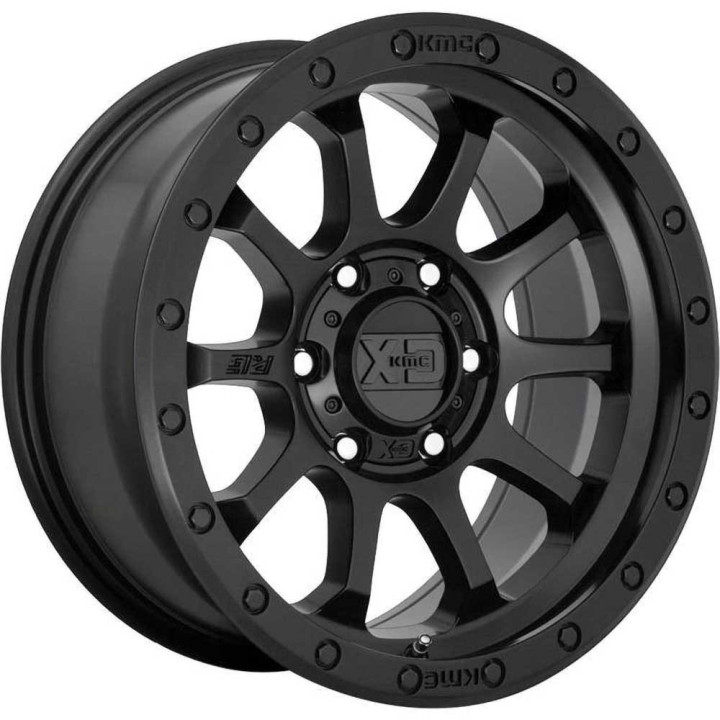Jantă de Aluminiu, XD Series XD143 RG3, 17x9.0, ET 18, 6x139.7, 106.25, Negru - EDK.ro