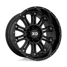 Jantă de Aluminiu, XD Series XD829 HOSS II, 20x9.0, ET -12, 6x139.7, 106.1, Negru - EDK.ro