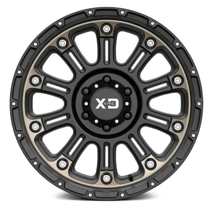 Jantă de Aluminiu, XD Series XD829 HOSS II, 20x10.0, ET -24, 6x139.7, 106.25, Negru - EDK.ro