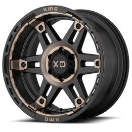 Jantă de Aluminiu, XD Series XD840 SPY II, 20x10.0, ET -18, 6x139.7, 106.25, Negru - EDK.ro