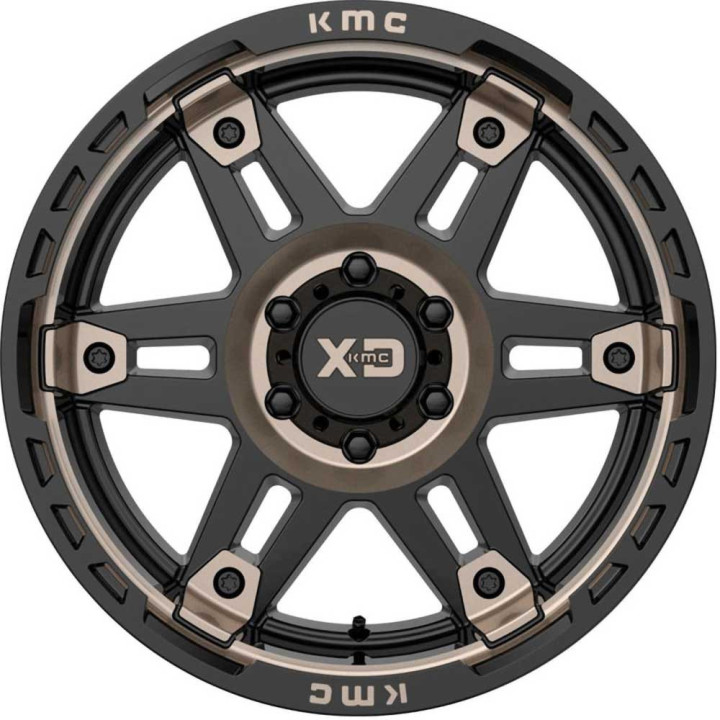Alloy Wheel, XD Series XD840 SPY II, 20x10.0, ET -18, 6x139.7, 106.25, Black - EDK.ro