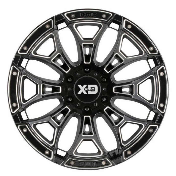 Jantă de Aluminiu, XD Series XD841 Boneyard, 20x9.0, ET 0, 6x139.7, 106.25, Negru - EDK.ro