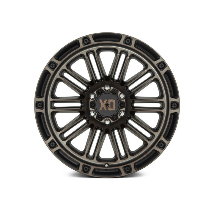 Alloy Wheel, XD Series XD846 DOUBLE DEUCE, 20x9.0, 6x139.7, 106.25, Black - EDK.ro