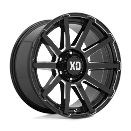 Alloy Wheel, XD Series XD847 OUTBREAK, 20x10.0, ET 12, 6x139.7, 106.1, Black - EDK.ro