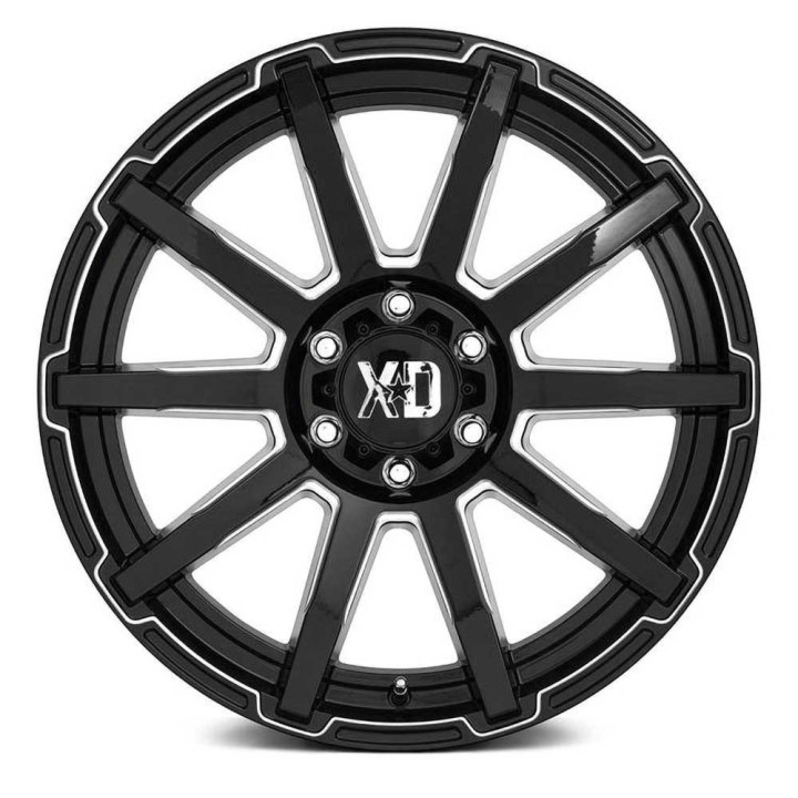 Alloy Wheel, XD Series XD847 OUTBREAK, 22x10.0, ET -18, 6x139.7, 106.25, Black - EDK.ro