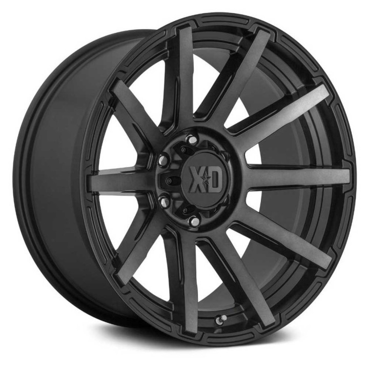 Alloy Wheel, XD Series XD847 OUTBREAK, 20x9.0, ET 0, 6x139.7, 106.25, Black - EDK.ro