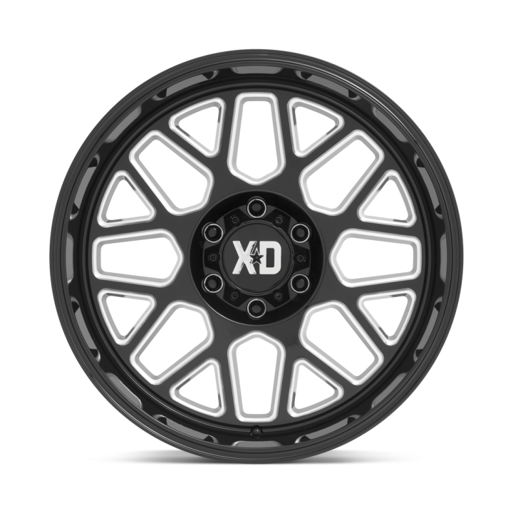 Jantă de Aluminiu, XD Series XD849 GRENADE II, 20x9.0, ET 0, 6x139.7, 106.1, Negru - EDK.ro