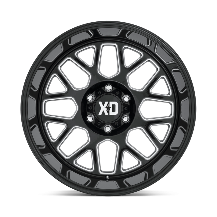 Alloy Wheel, XD Series XD849 GRENADE II, 20x10.0, ET -18, 6x139.7, 106.1, Black - EDK.ro