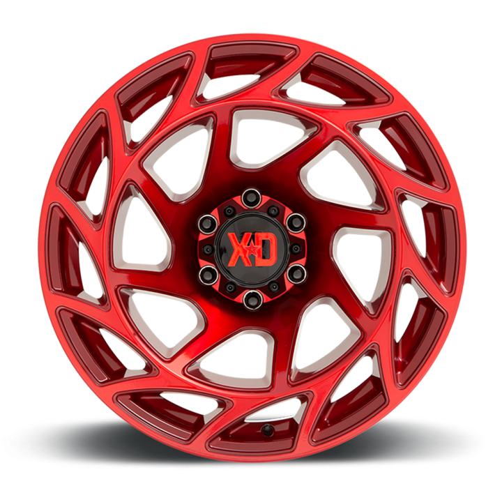 Alloy Wheel, XD Series XD860 ONSLAUGHT, 20x10.0, ET -18, 6x139.7, 106.1, Red - EDK.ro
