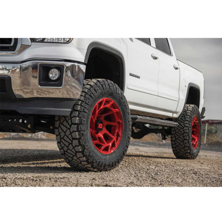 Alloy Wheel, XD Series XD860 ONSLAUGHT, 20x10.0, ET -18, 6x139.7, 106.1, Red - EDK.ro