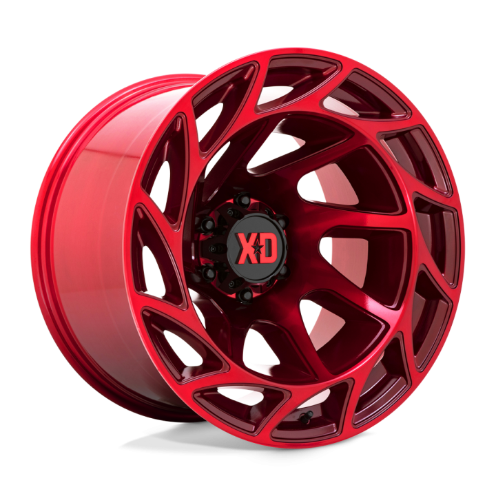 Alloy Wheel, XD Series XD860 ONSLAUGHT, 22x12.0, ET -44, 6x139.7, 106.1, Red - EDK.ro