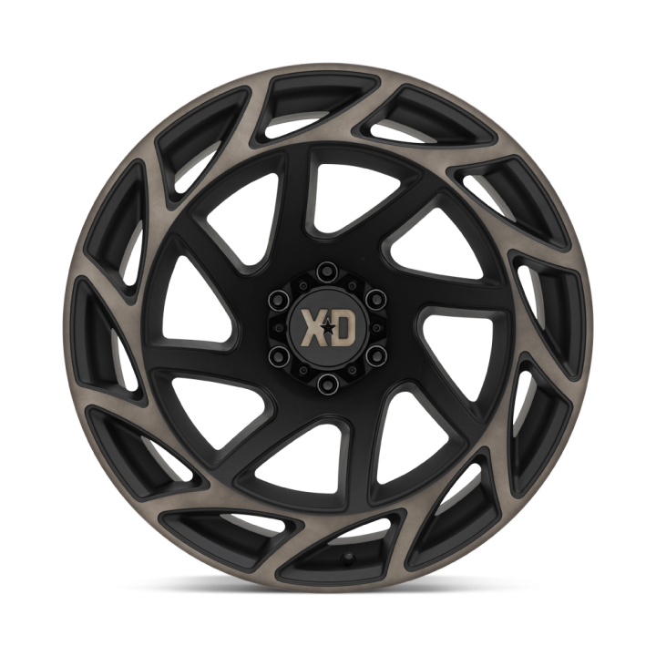 Jantă de Aluminiu, XD Series XD860 ONSLAUGHT, 22x12.0, ET -44, 6x139.7, 106.1, Negru - EDK.ro