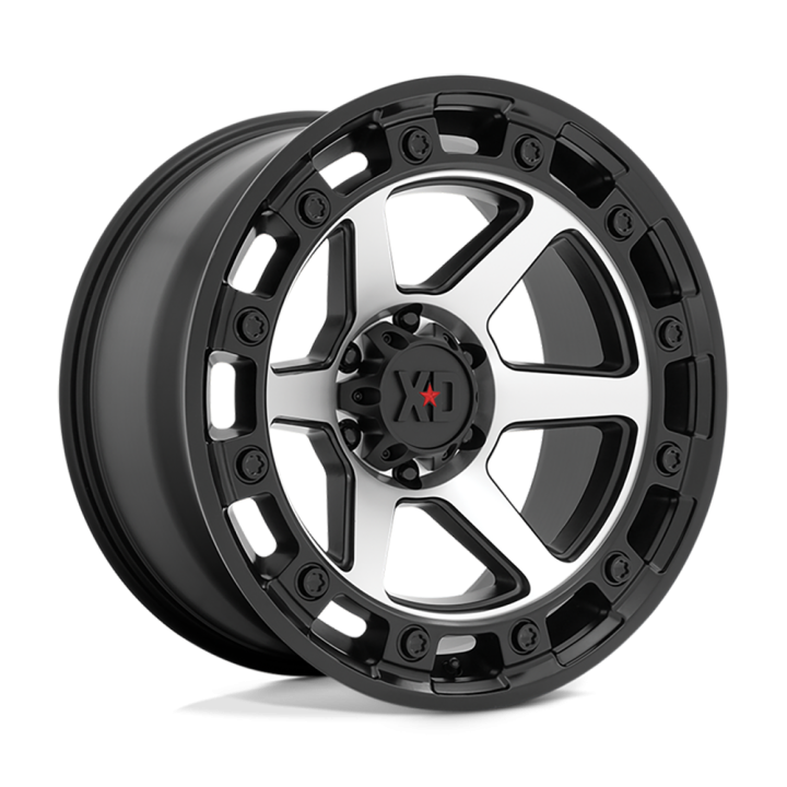 Alloy Wheel, XD Series XD862 RAID, 20x10.0, ET -18, 6x139.7, 106.1, Black - EDK.ro