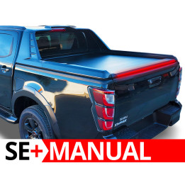 Manual Roll Top Tonneau Bed Cover, Tessera 4x4 SE+, Isuzu D-Max Sailplane 2025 Double Cab 2021 - Present - EDK.ro