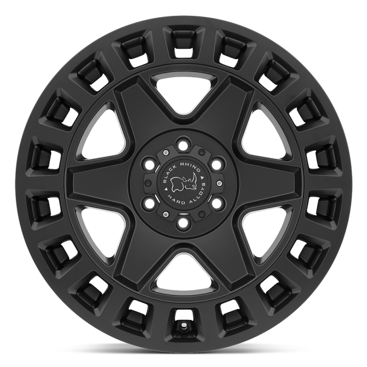 Alloy Wheel, Black Rhino YORK, 17x9.0, ET -12, 6x139.7, 112.1, Black - EDK.ro