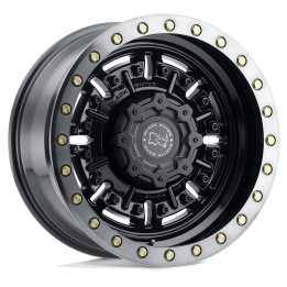 Jantă de Aluminiu, Black Rhino ABRAMS, 20x9.5, ET -18, 8x165.1, 122.4, Negru - EDK.ro