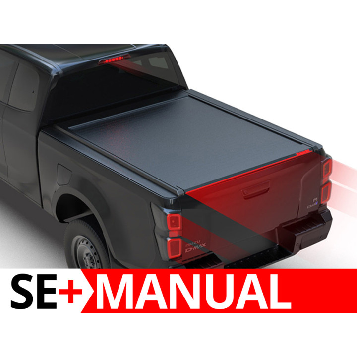 Manual Roll Top Tonneau Bed Cover, Tessera 4x4 SE+, Isuzu D-Max Extra Cab 2021 - Present - EDK.ro
