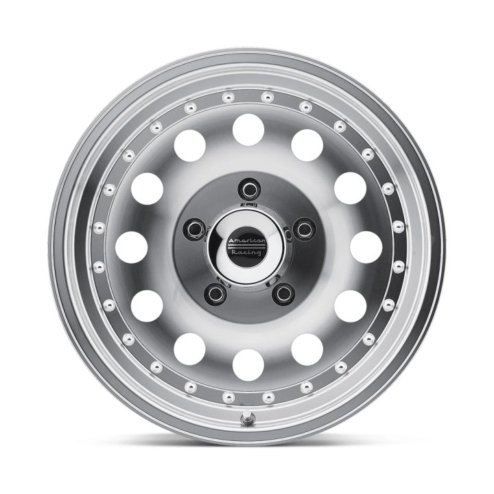 Alloy Wheel, American Racing AR62 OUTLAW II, 16x10.0, ET -25, 8x165.1, 130.81, Polished - EDK.ro