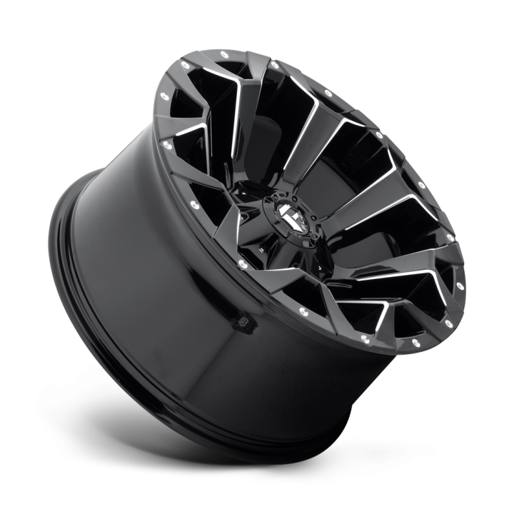 Jantă de Aluminiu, FUEL ASSAULT, 20x10.0, ET -18, 8x165.1, 125.1, Negru - EDK.ro