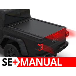 Manual Roll Top Tonneau Bed Cover, Tessera 4x4 SE+, Jeep Gladiator 2020 - Present - EDK.ro